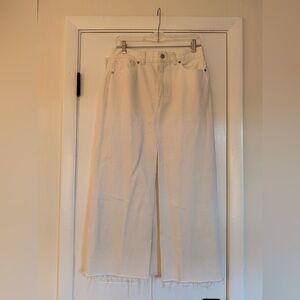 Madewell Women's Cream Maxi Skirt